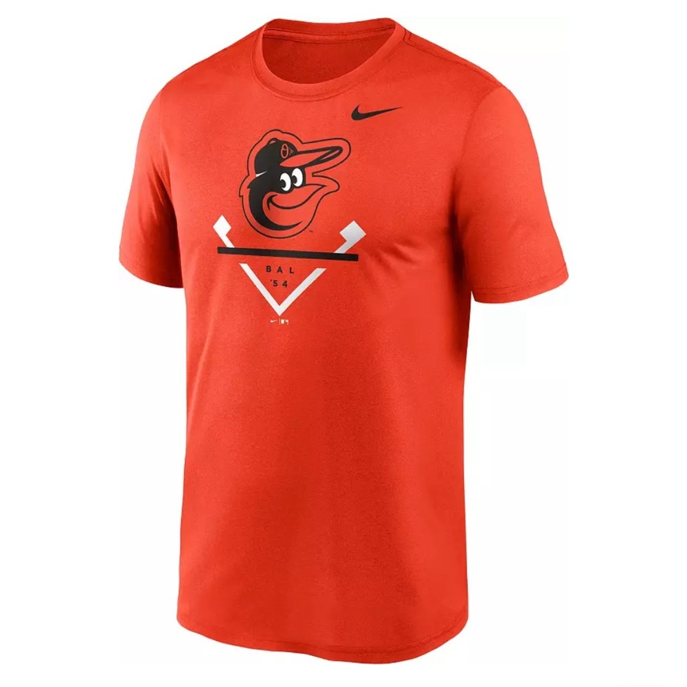 NWT Nike Men's Baltimore Orioles Orange Icon Legend Performance T-Shirt